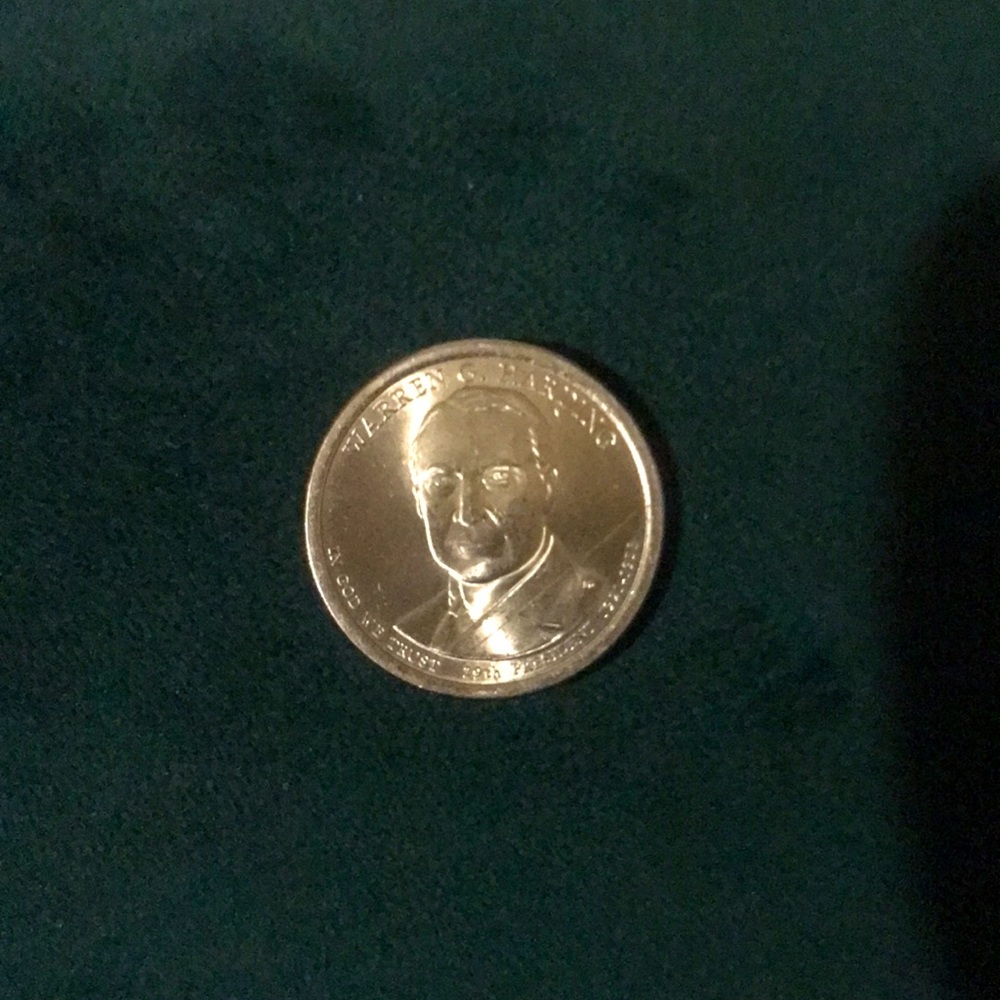 2014 Warren G Harding Presidential Dollar Coin